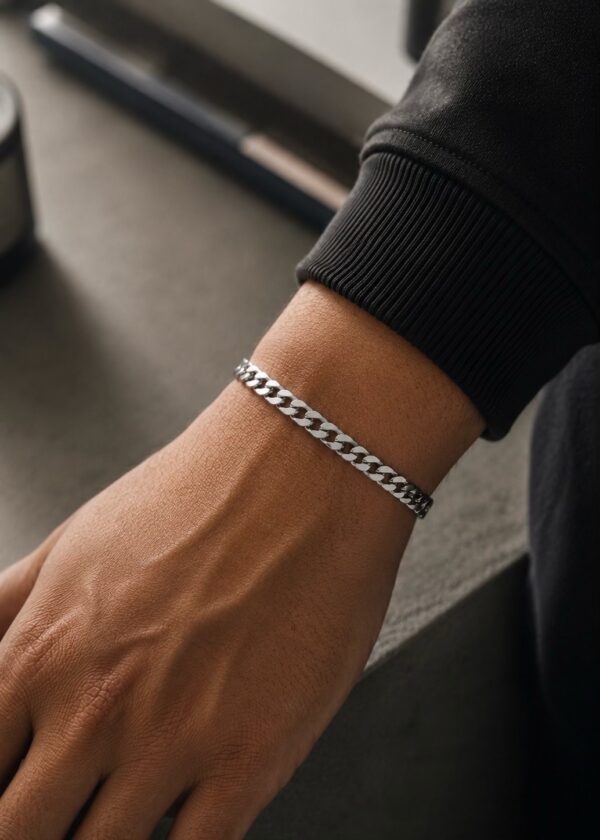Pulsera Cubana Martillada