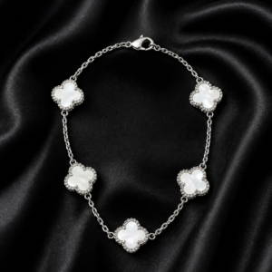 Pulsera Van Cleff Blanca