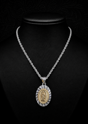 Cadena Guadalupe Oro-Plata