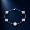 Pulsera Van Cleef Blanca