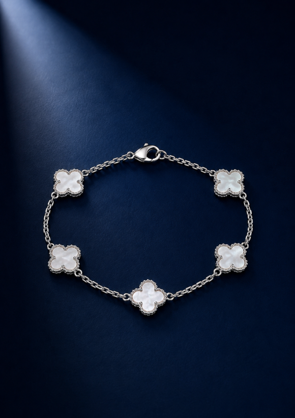 Pulsera Van Cleef Blanca