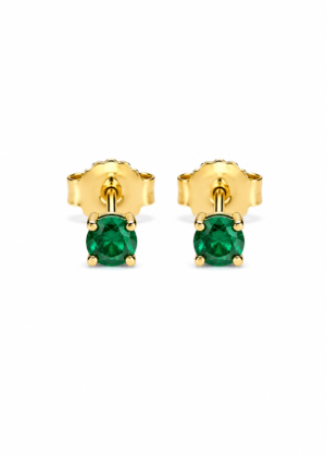 Aretes circon verde