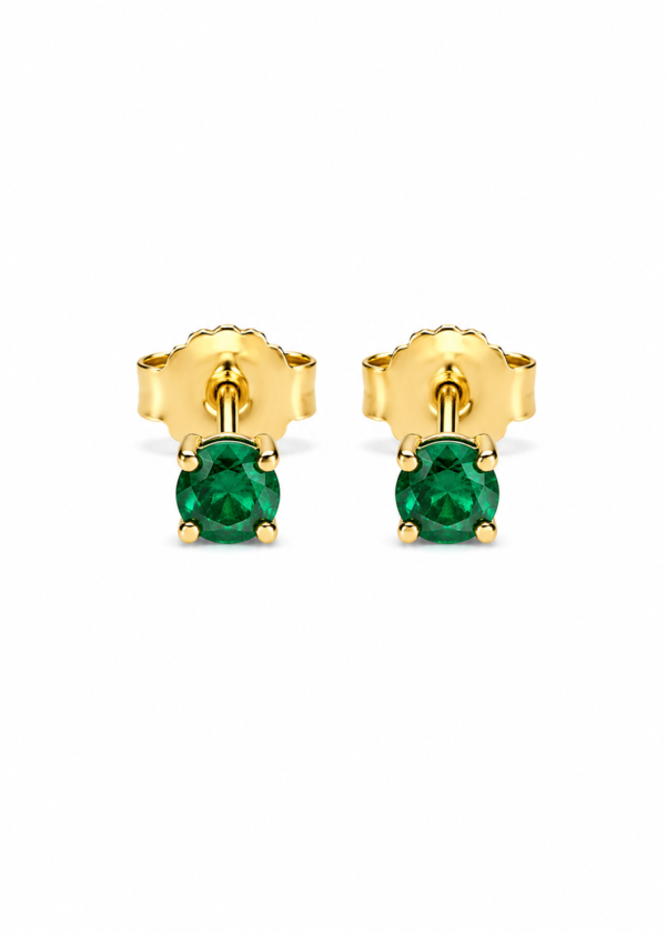 Aretes circon verde
