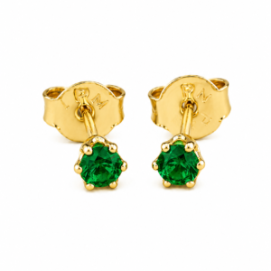 Aretes circon verde