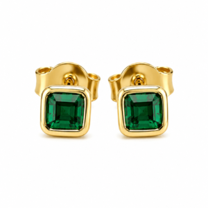 Aretes Cuadrados Circon