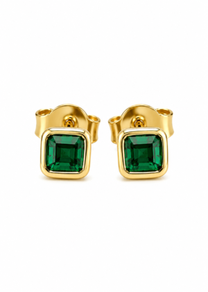 Aretes Cuadrados Circon