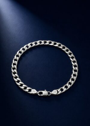 Pulsera Cubana Martillada