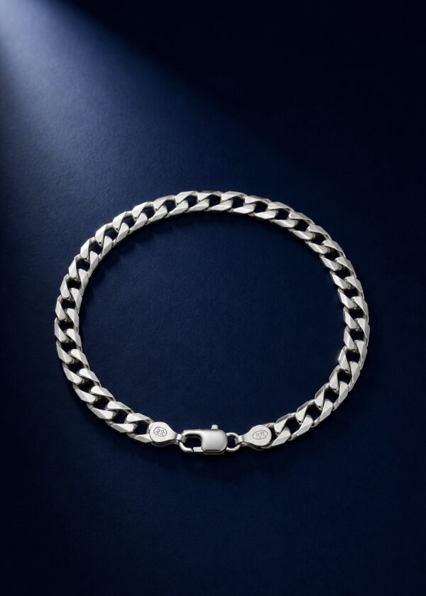 Pulsera Cubana Martillada