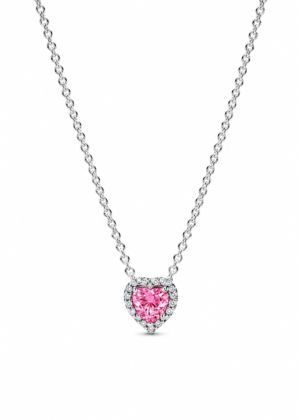 Collar de Corazón Rosado