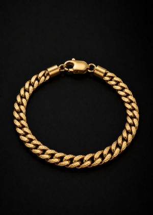 9b8500d0-5480-437e-b41d-4fdea864fa0d Pulsera Cubana Martillada